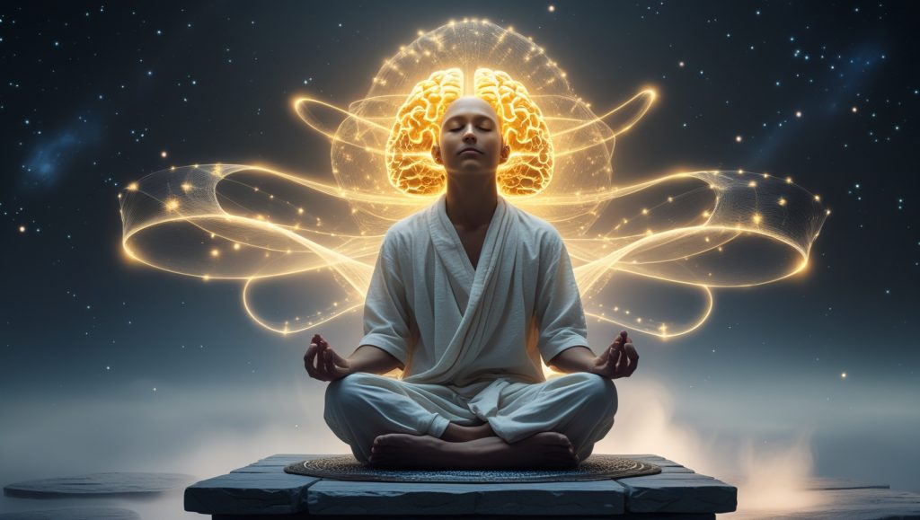 Leonardo Phoenix 10 a photorealistic image of a serene person 0